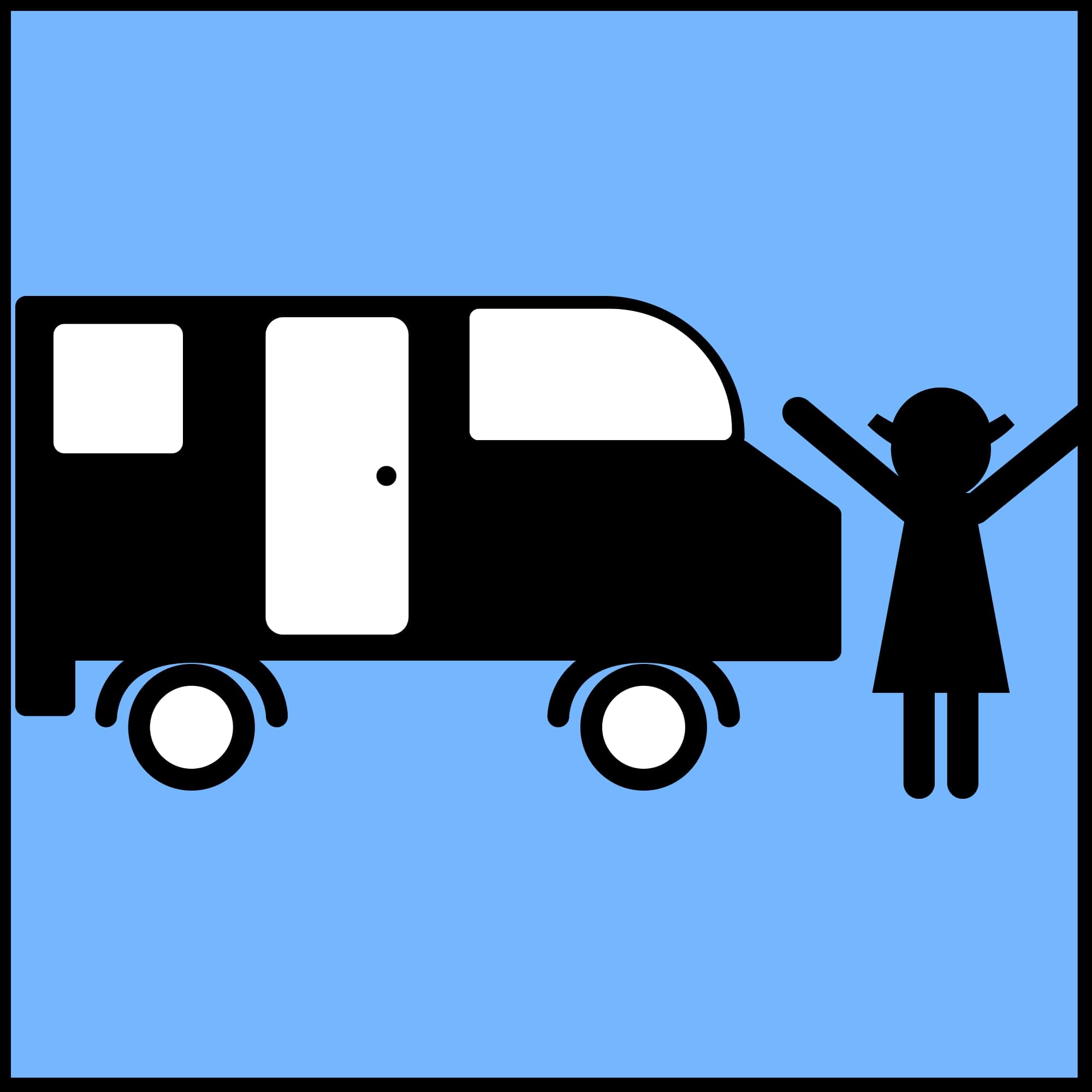 pictogrammes camping campingcar