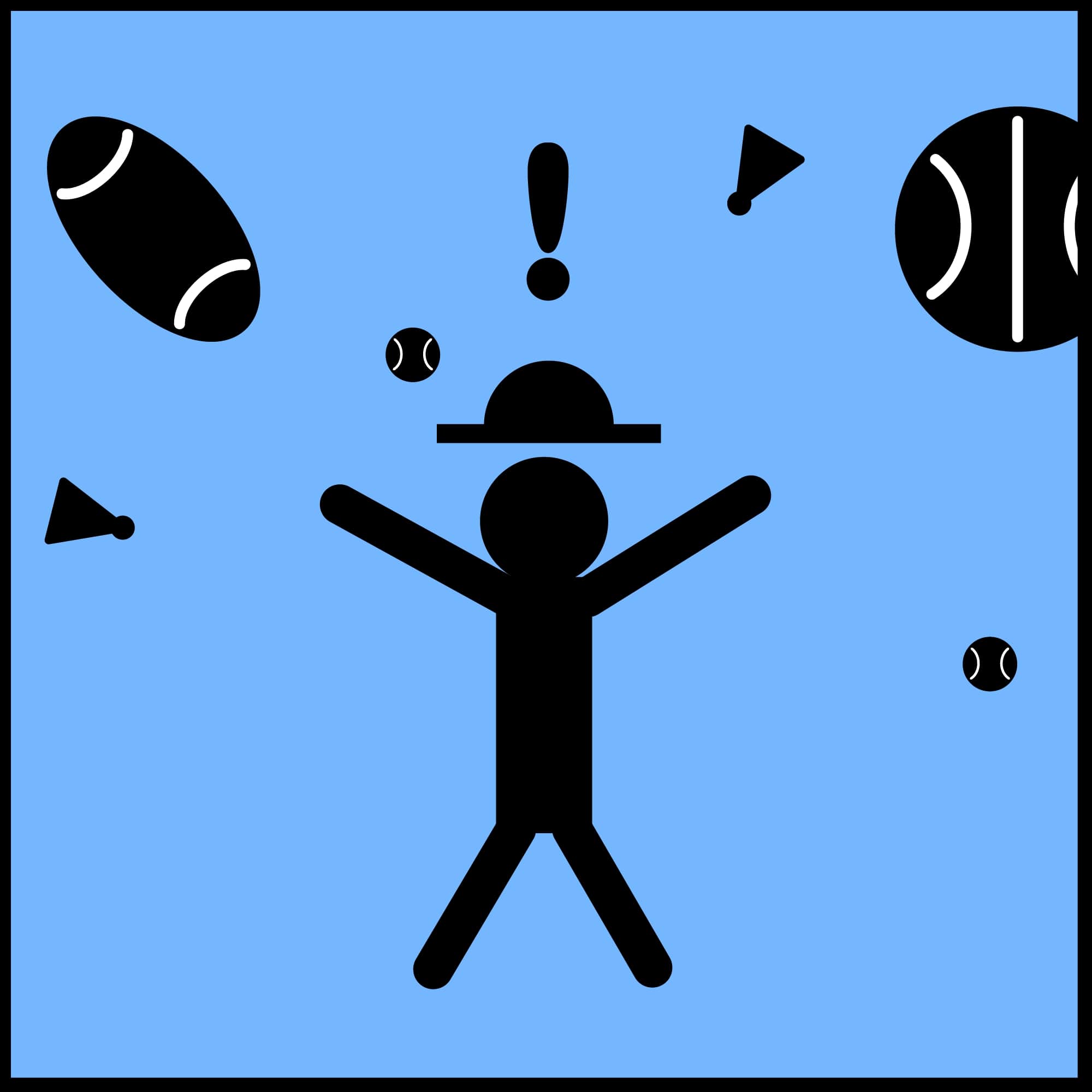 pictogrammes camping aire sport